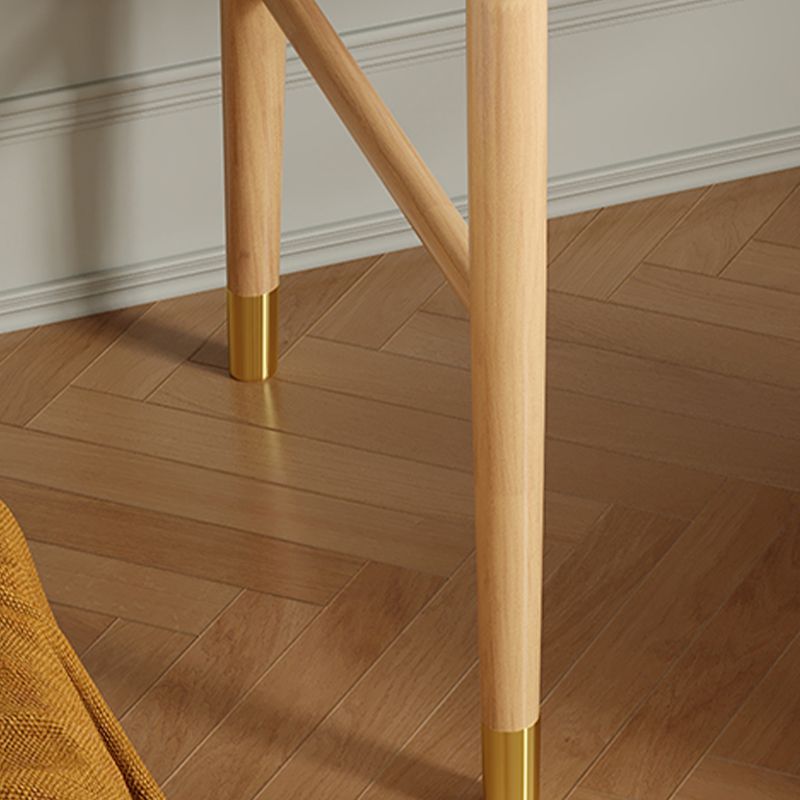 Bureau de bureau de chambre Glam Style de 29,5 pouces de haut avec des tiroirs