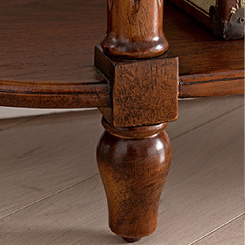 Tavolo di divano console mezzaluna moderna di metà secolo Tavolo di accento per console in legno per Hall