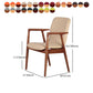 Modern Style Chair Dining Arm Chairs with Wooden Legs for Kitchen Clearhalo ' kitchen&dining_furn' 'Dining Chairs' 'Dining Tables & Seating' 'dining_chair' 'furn' 'furn_dining_chair' 'Furniture' 'furniture_dining_chair' 'Kitchen & Dining Furniture' 'kitchen' 1200x1200_a2887bf9-0d39-4442-a635-1424981b5c72