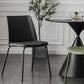 Modern Solid Back Side Chair Plastic Upholstered Armless Chair for Dining Room Clearhalo 'Dining Chairs' 'Dining Tables & Seating' 'dining_chair' 'furn' 'furn_dining_chair' 'Furniture' 'Kitchen & Dining Furniture' 1200x1200_a28a0ad3-ac60-4531-b5a1-fcdb519c4e42