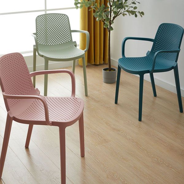 Modern Stackable Chairs Dining Arm Chairs with Plastic Legs for Kitchen Clearhalo ' kitchen&dining_furn' 'Dining Chairs' 'Dining Tables & Seating' 'dining_chair' 'furn' 'furn_dining_chair' 'Furniture' 'furniture_dining_chair' 'Kitchen & Dining Furniture' 'kitchen' 1200x1200_a28a2217-aca1-4f49-9a4b-3ed89d3bf533