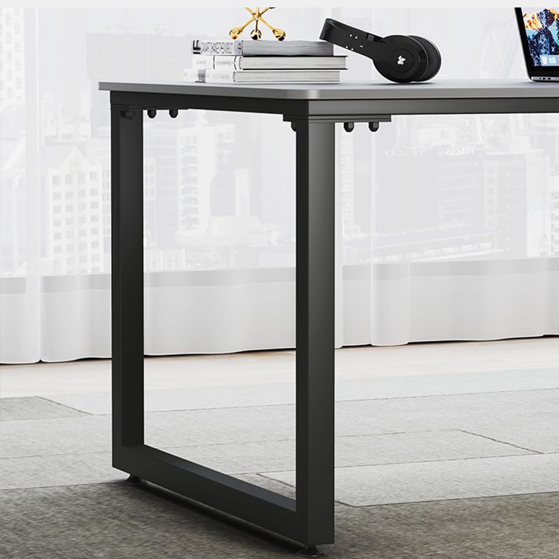 Escritorio de escritura de piedra contemporánea escritorio de oficina rectangular de trineo para el hogar