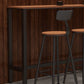 Industrial Bar Height Table Rectangular Bar Table with Metal Base Clearhalo 'Bar Furniture' 'Bar Tables' 'bar_tables' 'furn' 'furn_bar_tables' 'Furniture' 'Kitchen & Dining Furniture' 1200x1200_a28b0214-59d6-477e-b12d-6ee3a4aac2fd
