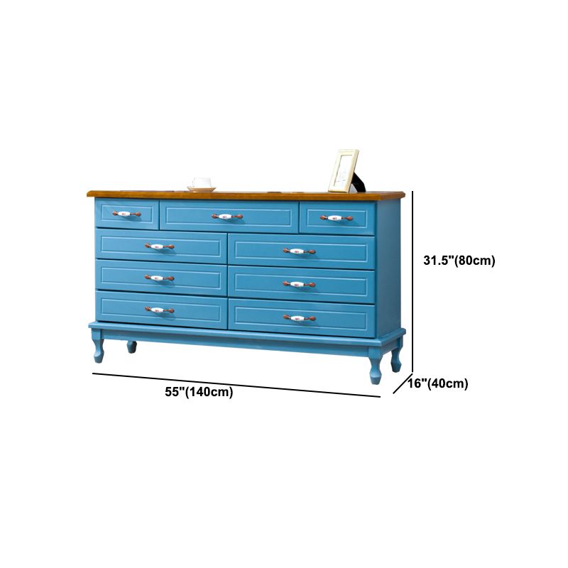 Testa del cassa in legno in legno in stile moderno con maniglia in ceramica