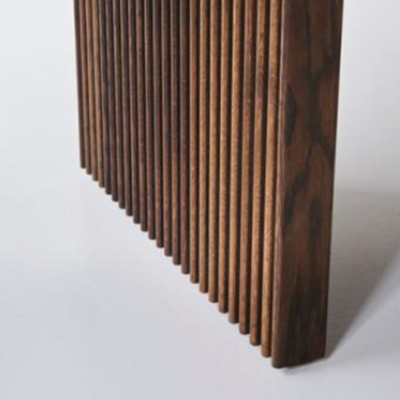 Bureau de bureau en bois de style contemporain Bureau de tâche de forme rectangulaire avec 2 jambes en brun foncé