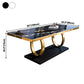 Traditional Luxury Rectangle Dining Table Sintered Stone Table with Trestle Base for Dining Room Clearhalo ' dining_table' 'Dining Tables & Seating' 'Dining Tables' 'furn' 'furn_dining_table' 'Furniture' 'furniture_dining_table' 'Kitchen & Dining Furniture' 'kitchen&dining_furn' 'kitchen' 'kitchen_dining_table' 1200x1200_a28e929f-345c-42f0-b8f1-0f30451dcd7d