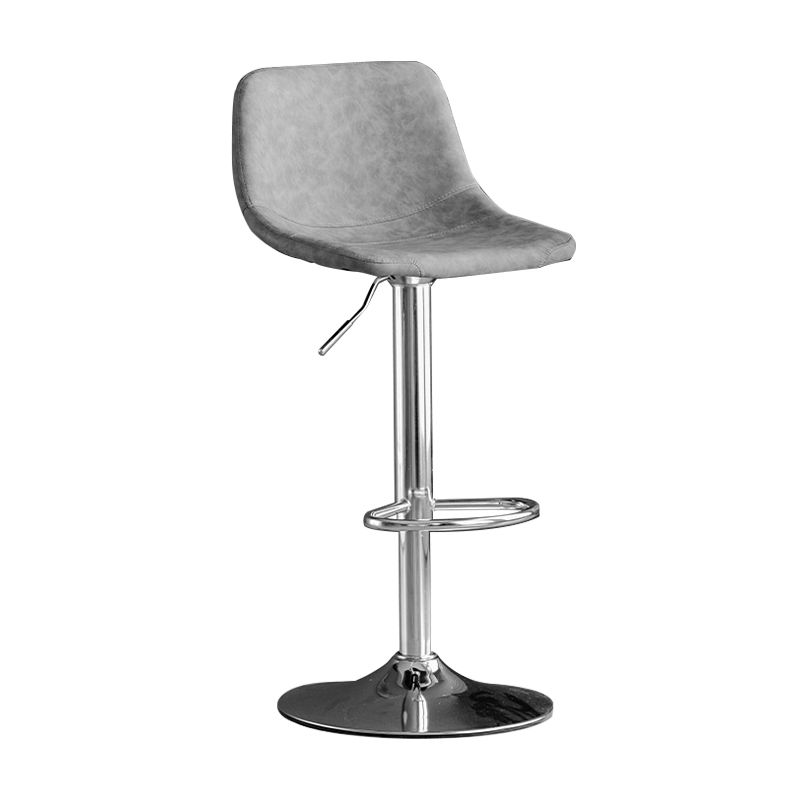 Rotation and Lifting Barstool Industrial Style Leather Seats Bar Stool for Bar Counter Clearhalo 'Bar Furniture' 'Bar Stools' 'bar_stools' 'furniture_bar_stools' 'Kitchen & Dining Furniture' 'kitchen&dining_furn' 'kitchen' 'kitchen_furn' Furniture' 1200x1200_a291b15a-a01c-4438-bed3-0b14d1b81dde