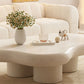 White 4 Legs Coffee Table Contemporary Geometric Wood Cocktail Table Clearhalo 'Coffee & Accent Tables' 'Coffee Tables' 'coffee_tables' 'furn' 'furn_coffee_tables' 'Furniture' 'Living Room Furniture' 1200x1200_a2926784-4d0b-4fc5-b2dc-893096786461