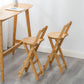 Modern Backrest Folding Counter Stool Wood Restaurant Bar Stool with Footrest Clearhalo 'Bar Furniture' 'Bar Stools' 'bar_stools' 'furn' 'furn_bar_stools' 'furniture_bar_stools' 'Kitchen & Dining Furniture' 'kitchen&dining_furn' 'kitchen' 'kitchen_furn' Furniture' 1200x1200_a293358f-9b75-4c01-badd-c913620443dc