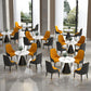 1/2/5 Pcs Metal Modern Dining Set with Round Table Dinette Set Clearhalo 'Dining Room Sets' 'Dining Tables & Seating' 'dining_room_set' 'furn' 'furn_dining_room_set' 'Furniture' 'furniture_dining_room_set' 'Kitchen & Dining Furniture' 'kitchen&dining_furn' 'kitchen' 1200x1200_a295819f-df12-4897-bb82-8cb34c13f630