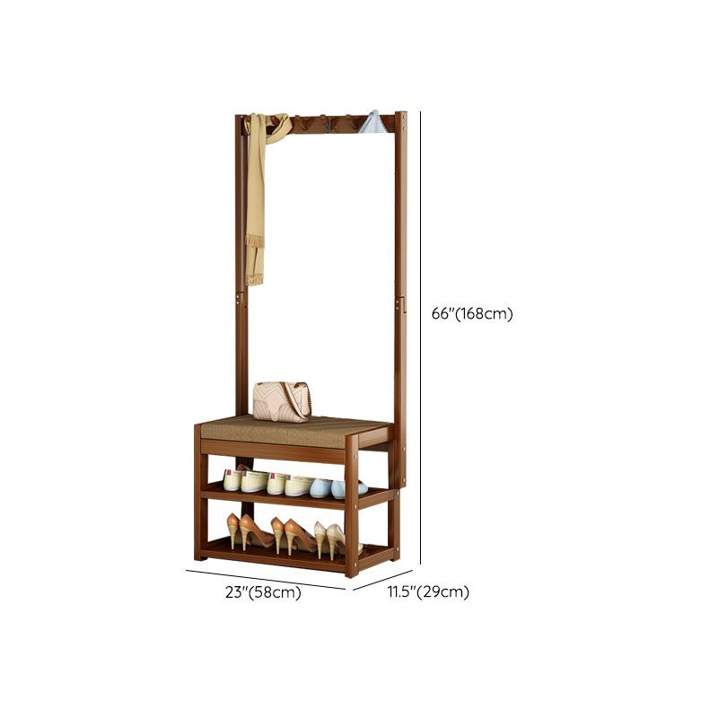 Wooden Coat Hanger Modern Style Simple Household Floor Coat Rack Clearhalo 'Entry & Mudroom Furniture' 'furn' 'furn_hall_tree_coat_racks' 'Furniture' 'Hall Trees & Coat Racks' 'hall_tree_coat_racks' 1200x1200_a29741fc-0753-4218-95c8-ca5604af10af