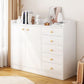 Minimalist Wooden Accent Cabinet Bar Pulls Handle Design Storage Cabinet