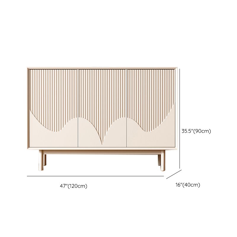 Cuffet da pranzo in legno moderno e contemporaneo con armadi