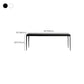 Contemporary Dinette Table Rectangle Stone Dining Room Table for Dining Room Clearhalo 'Dining Tables & Seating' 'Dining Tables' 'dining_table' 'furn' 'furn_dining_table' 'Furniture' 'Kitchen & Dining Furniture' 1200x1200_a29ceb88-7877-4d42-b5f1-d4b1468973ff