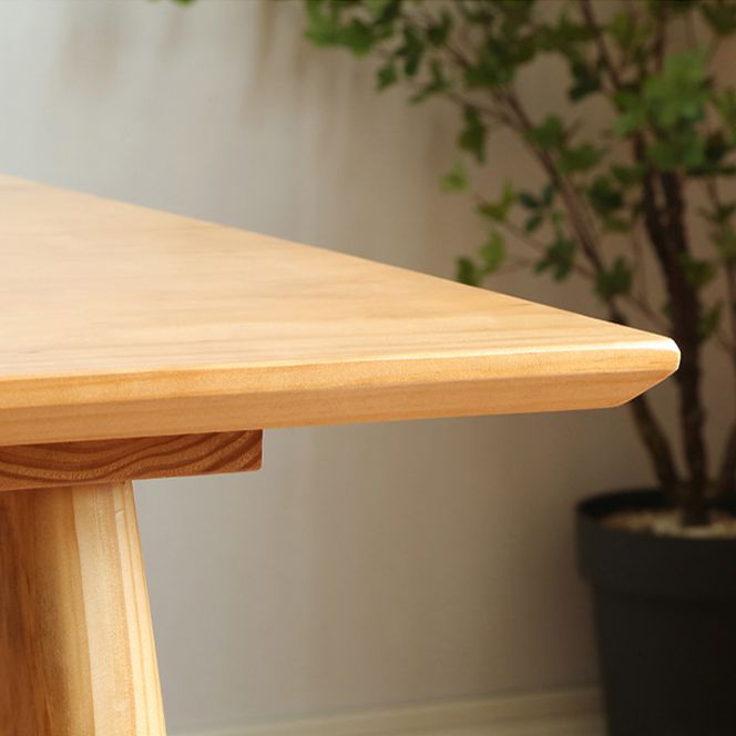 Set da pranzo in legno di pino naturale 1/2/3/5/7 pezzi Dinette moderna