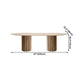 Rectangle Brown Modern Dining Table Solid Wood Table with Double Pedestal Base Clearhalo ' dining_table' 'Dining Tables & Seating' 'Dining Tables' 'furn' 'furn_dining_table' 'Furniture' 'furniture_dining_table' 'Kitchen & Dining Furniture' 'kitchen&dining_furn' 'kitchen' 'kitchen_dining_table' 1200x1200_a29f46bf-43e4-4be7-bfdf-a31c1aa9d084