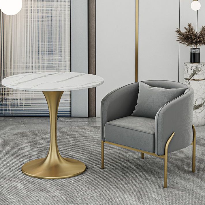 Traditional Luxury Round Dining Site Table Stone Home Furniture with Tulip Base Clearhalo ' dining_table' 'Dining Tables & Seating' 'Dining Tables' 'furn' 'furn_dining_table' 'Furniture' 'furniture_dining_table' 'Kitchen & Dining Furniture' 'kitchen&dining_furn' 'kitchen' 'kitchen_dining_table' 1200x1200_a29f9b23-8983-4d3d-af1b-524fe46c038f