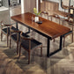 Modern 1/5/7 Pieces Dining Set Rectangle Pine Wood Dining Table for Kitchen