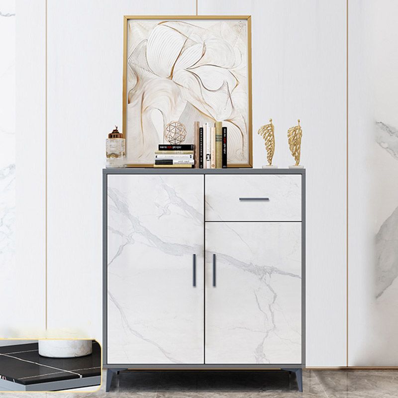 Glam Style Sideboard Engineered Wood Side Board for Living Room Clearhalo 'buffet_sideboard' 'Buffets & Sideboards' 'furn' 'furn_buffet_sideboard' 'Furniture' 'Kitchen & Dining Furniture' 1200x1200_a2a1d72f-ee36-4d03-b1a5-2dfebaa272ca