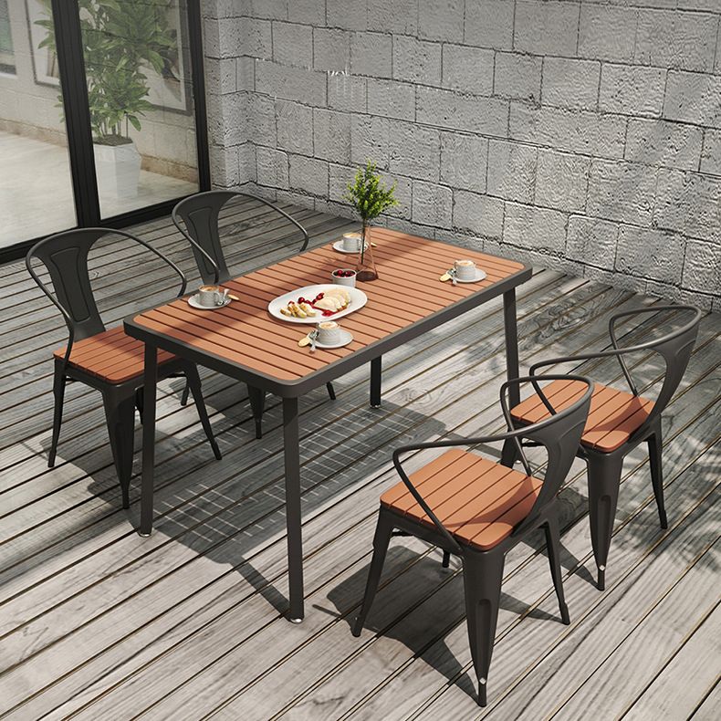 Industrial Style Dining Room Table 4 Metal Base Table for Home Kitchen Dinner Clearhalo ' dining_table' 'Dining Tables & Seating' 'Dining Tables' 'furn' 'furn_dining_table' 'Furniture' 'furniture_dining_table' 'Kitchen & Dining Furniture' 'kitchen&dining_furn' 'kitchen' 'kitchen_dining_table' 1200x1200_a2a4a5e0-a4ab-4fa5-82b3-db3ffae3be74
