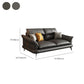 Modern Pillowed Back Cushions Black Sectional Flared Arm Chesterfield Sectional Clearhalo 'furn' 'furn_sectionals' 'Furniture' 'Living Room Furniture' 'Sectionals' 1200x1200_a2a4b80b-b1f7-4a13-bf2c-c15b632179e5