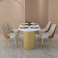Traditional Luxury Dining Table Oval Double Pedestal Dining Table Clearhalo 'Dining Tables & Seating' 'Dining Tables' 'dining_table' 'furn' 'furn_dining_table' 'Furniture' 'furniture_dining_table' 'Kitchen & Dining Furniture' 'kitchen' 'kitchen_dining_table' 1200x1200_a2a60e1d-17f5-49a9-8e0c-ff8c7ee1c8aa