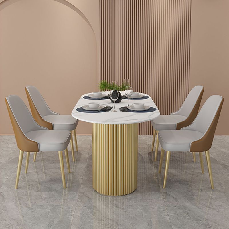 Traditional Luxury Dining Table Oval Double Pedestal Dining Table Clearhalo 'Dining Tables & Seating' 'Dining Tables' 'dining_table' 'furn' 'furn_dining_table' 'Furniture' 'furniture_dining_table' 'Kitchen & Dining Furniture' 'kitchen' 'kitchen_dining_table' 1200x1200_a2a60e1d-17f5-49a9-8e0c-ff8c7ee1c8aa