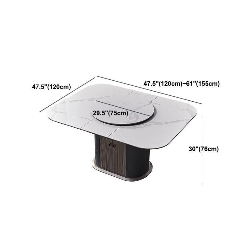 モダンなスタイルの焼結屋ダイニングラウンドテーブルセット1/4/5/7ピースダイニングセット