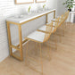 Glam Rectangle Wood Counter Table 1/6/11 Pieces Bar Table Set for Cafe Clearhalo 'Bar Furniture' 'furn' 'furn_home_bar_bar_sets' 'Furniture' 'Home Bars & Bar Sets' 'home_bar_bar_sets' 'Kitchen & Dining Furniture' 1200x1200_a2a8c17b-9579-496e-92fa-b38fef811827