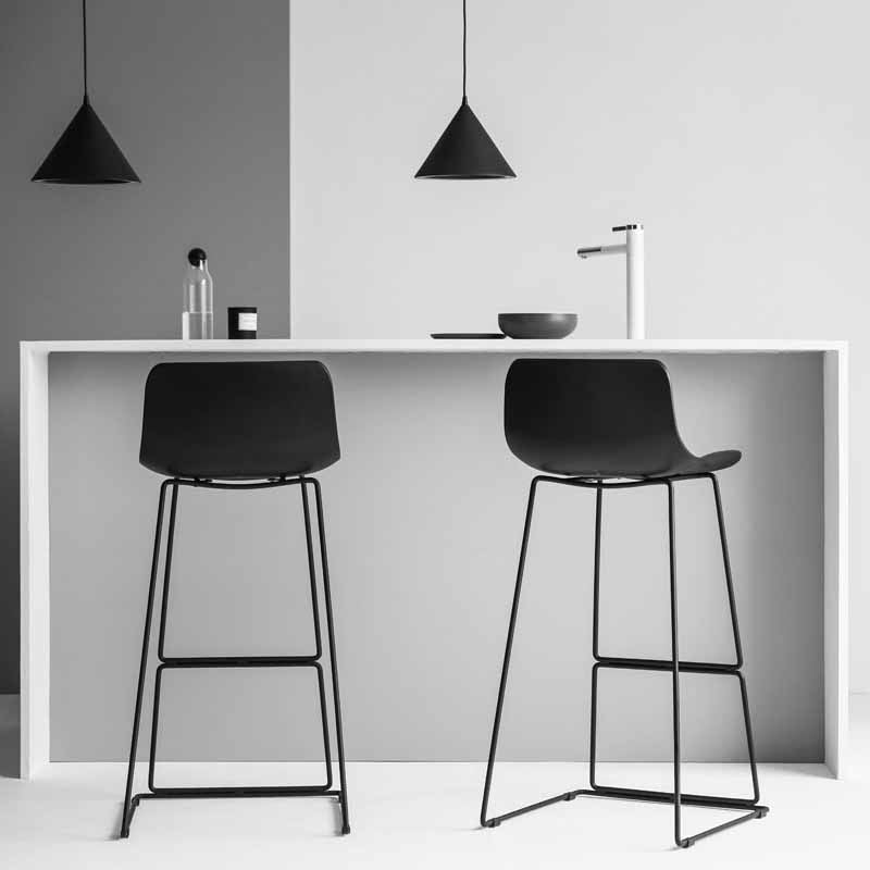 Scandinavian Style Metal Plastic Counter Stools Low Back Bar Stools with Footrest Clearhalo 'Bar Furniture' 'Bar Stools' 'bar_stools' 'furn' 'furn_bar_stools' 'furniture_bar_stools' 'Kitchen & Dining Furniture' 'kitchen&dining_furn' 'kitchen' 'kitchen_furn' Furniture' 1200x1200_a2a9001b-dfc0-4427-b14b-a754c6cf8dd4