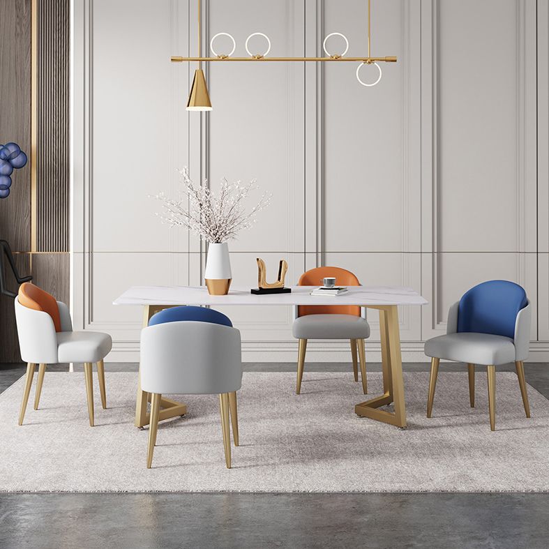 Nordic Style 1/2/5/7 Pieces Dinette Set White Sintered Stone Top Dining Table Set Clearhalo 'Dining Room Sets' 'Dining Tables & Seating' 'dining_room_set' 'furn' 'furn_dining_room_set' 'Furniture' 'furniture_dining_room_set' 'Kitchen & Dining Furniture' 'kitchen&dining_furn' 'kitchen' 1200x1200_a2aa42de-0c73-4aa2-a26a-5255883dd6b7