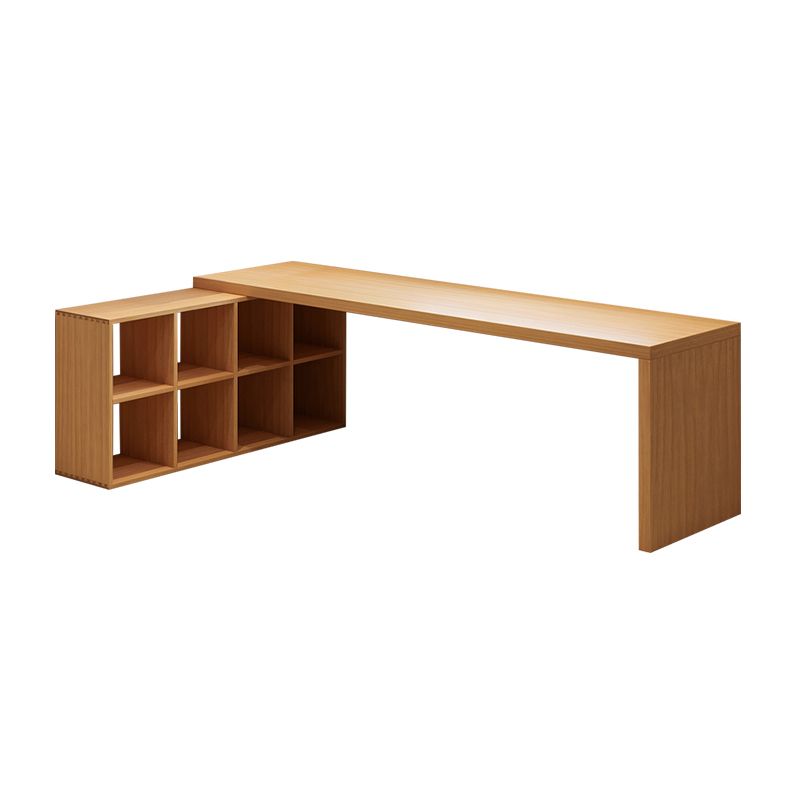 Modern Solid Wood Office Desk L-Shape Writing Desk for Office Clearhalo 'furn' 'furn_office_desk' 'Furniture' 'Office Desks' 'Office Furniture' 'office_desk' 1200x1200_a2ab387d-c77f-43ad-ac62-69e7725ddefd
