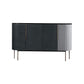Metal and Solid Wood Cabinet Black Bar Pulls Straight Legs Accent Cabinet Clearhalo 'Cabinets & Chests' 'cabinets_chests' 'furn' 'furn_cabinets_chests' 'Furniture' 'Living Room Furniture' 1200x1200_a2ab545b-f25d-4f00-b5f7-ae6af4a0254c