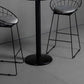Industrial Round Bar Table Set 1/3 Pieces Stone Counter Table with Upholstered Stools Clearhalo 'Bar Furniture' 'furn' 'furn_home_bar_bar_sets' 'Furniture' 'Home Bars & Bar Sets' 'home_bar_bar_sets' 'Kitchen & Dining Furniture' 1200x1200_a2aecb46-5952-41bc-9aec-d378719acaf7