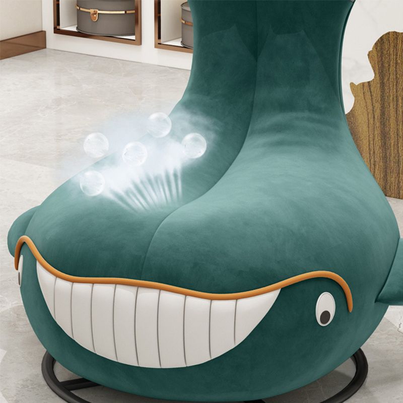 Azzurità imbottita contemporanea con sedia Parsons delle gambe nere