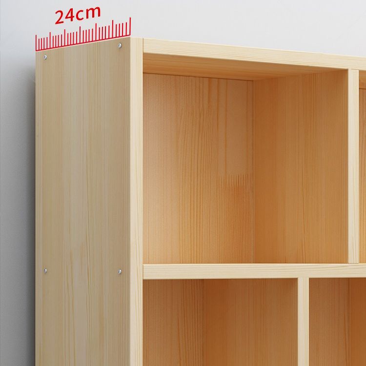 Contemporary Closed Back Book Shelf Wood Horizontal Bookshelf for Office Clearhalo 'Bookcases' 'furn' 'furn_bookcases' 'Furniture' 'Office Furniture' 1200x1200_a2afa720-d8af-428c-9d3c-29d3f5a529db