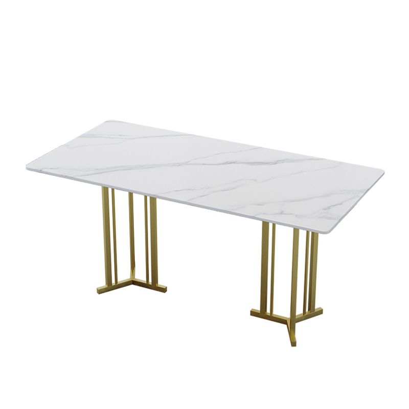 Sintered Stone Dining Table Traditional Luxury Table with Gold Frame for Home Clearhalo ' dining_table' 'Dining Tables & Seating' 'Dining Tables' 'furn' 'furn_dining_table' 'Furniture' 'furniture_dining_table' 'Kitchen & Dining Furniture' 'kitchen&dining_furn' 'kitchen' 'kitchen_dining_table' 1200x1200_a2b18681-111d-4048-b0e8-bb6b9d02ad51