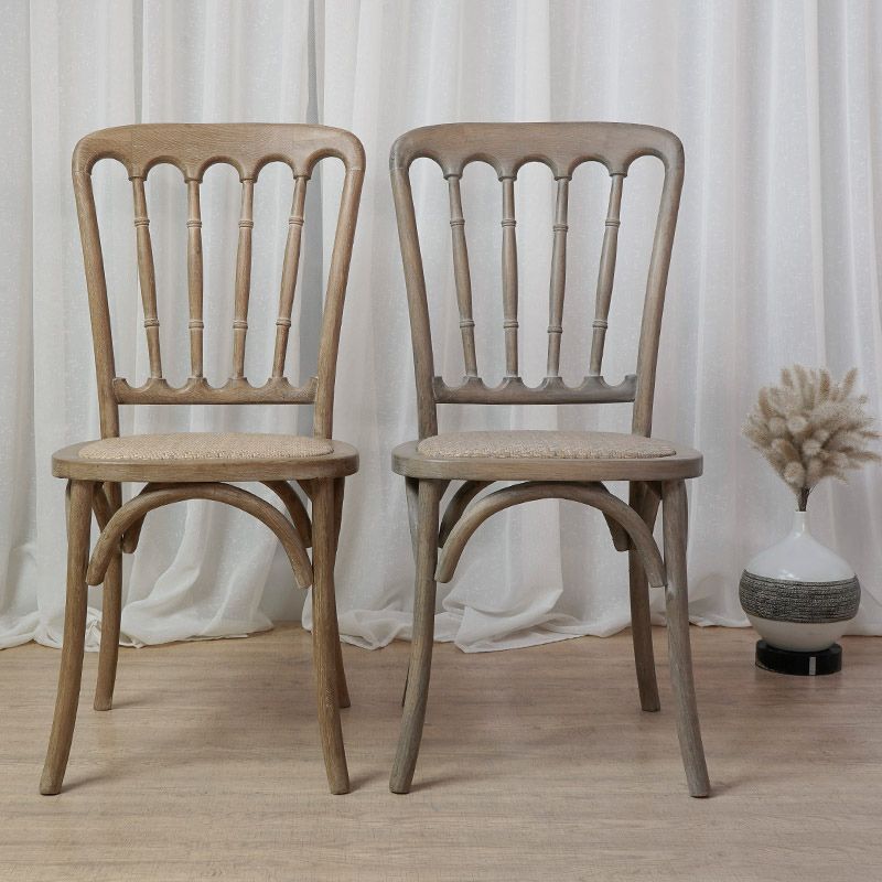 Wood Farmhouse Restaurant Side Chair Slat Back Vintage Tone Dining Chair Clearhalo ' kitchen&dining_furn' 'Dining Chairs' 'Dining Tables & Seating' 'dining_chair' 'furn' 'furn_dining_chair' 'Furniture' 'furniture_dining_chair' 'Kitchen & Dining Furniture' 'kitchen' 1200x1200_a2b2466d-0aac-407e-9127-078383c2c893