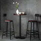 Industrial Armless Counter Stool Iron Cafe Bar Stool with Leather Cushion and Pedal Clearhalo 'Bar Furniture' 'Bar Stools' 'bar_stools' 'furn' 'furn_bar_stools' 'Furniture' 'furniture_bar_stools' 'Kitchen & Dining Furniture' 1200x1200_a2b2f53d-2e38-42e9-aa9c-7ed54f82cd96