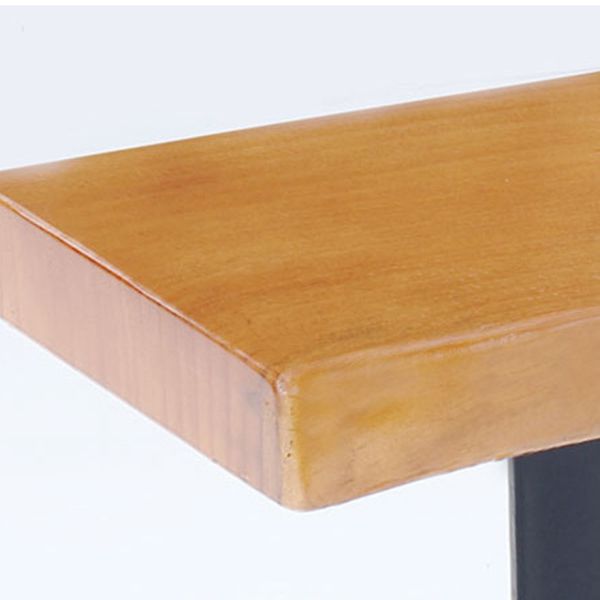 Moderna mesa de barra de 1/7 piezas Mesa de mostrador de madera rectangular con taburetes para café