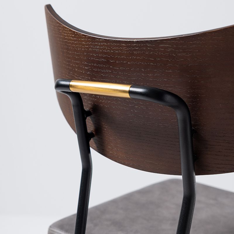 Contemporary Style Upholstered Side Chairs Open Back Dining Side Chairs (Set of 2) Clearhalo ' kitchen&dining_furn' 'Dining Chairs' 'Dining Tables & Seating' 'dining_chair' 'furn' 'furn_dining_chair' 'Furniture' 'furniture_dining_chair' 'Kitchen & Dining Furniture' 'kitchen' 1200x1200_a2b49024-236d-45d0-b7ec-c0c5c2adab79