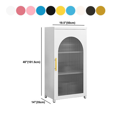 メタル本棚スカンジナビアスタイルの本棚ドア付き自宅とオフィス用の本棚