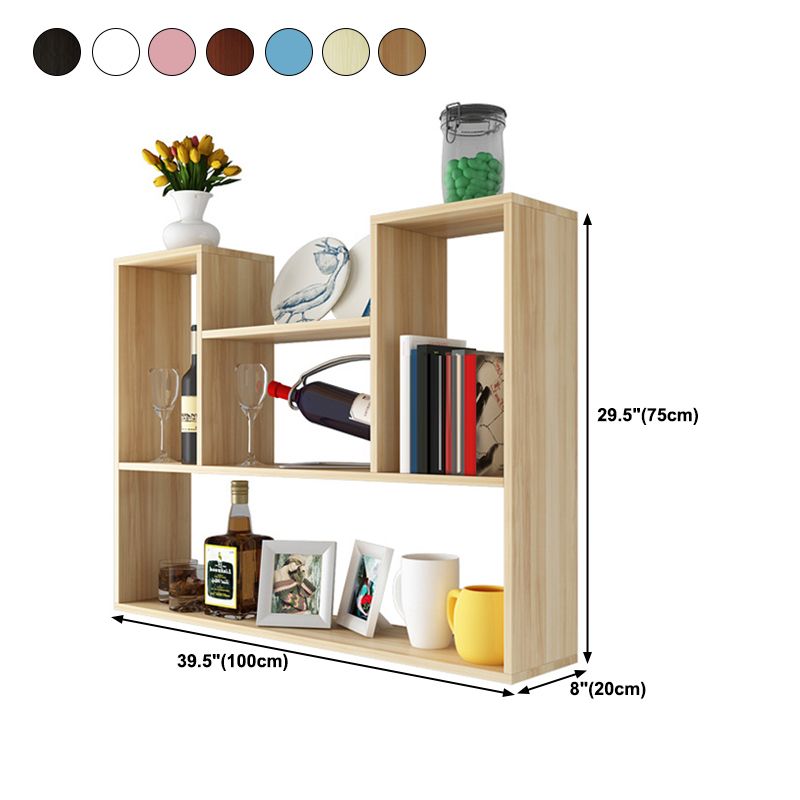 Wall Mounted Bookshelf Scandinavian Style Bookcase for Home and Study Room Clearhalo 'Bookcases' 'furn' 'furn_bookcases' 'Furniture' 'Office Furniture' 1200x1200_a2b58090-29e7-47de-8cc3-5ebefd438dff