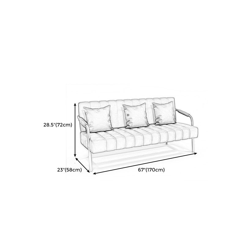 Glam Velvet 3-seat Sofa with Sewn Pillow Back 22" Wide 28" High Clearhalo 'furn' 'furn_sofas' 'Furniture' 'furniture_sofas' 'kitchen' 'kitchen_sofas' 'Living Room Furniture' 'Sofa' 'sofas' 1200x1200_a2b58d0c-204f-415d-b8a1-8b6493a18433