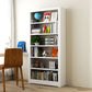 Rectangle Etagere Bookshelf Modern Metal Open Bookcase with Shelves