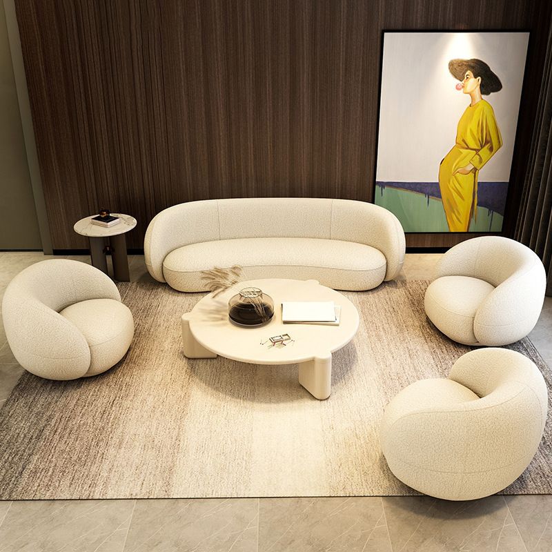 Contemporary Fabric Curved Settee Tight Back Tuxedo Arm Sofa Clearhalo 'furn' 'furn_sofas' 'Furniture' 'Living Room Furniture' 'Sofa' 'sofas' 1200x1200_a2b868f1-4aeb-4a4b-a266-489d269a3e3a