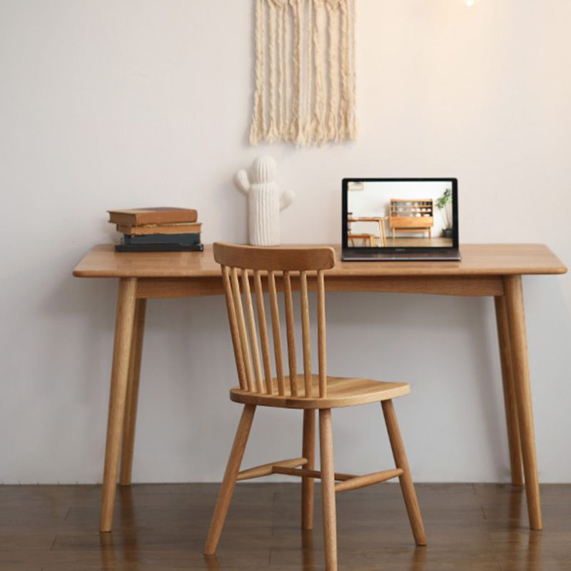 Traditionele keuken Dining zijstoel houten zijdestoelen in natuurlijke