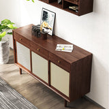 Server da pranzo in legno massimo da 15,75 "W in stile contemporaneo per soggiorno in cucina