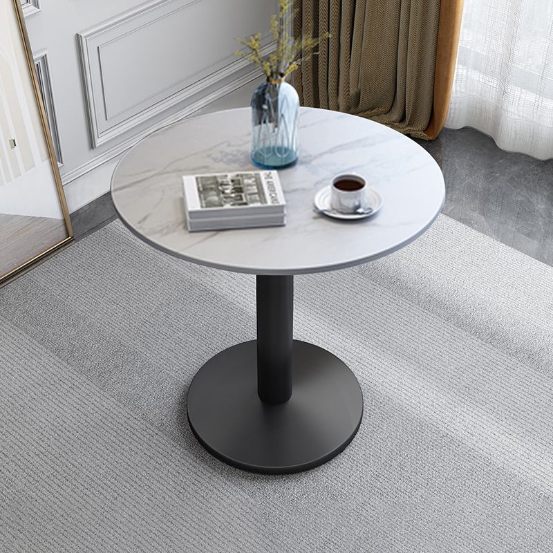 Contemporary Round Dining Table Sintered Stone Dining Table with Tulip Base for Dining Room Clearhalo ' dining_table' 'Dining Tables & Seating' 'Dining Tables' 'furn' 'furn_dining_table' 'Furniture' 'furniture_dining_table' 'Kitchen & Dining Furniture' 'kitchen&dining_furn' 'kitchen' 'kitchen_dining_table' 1200x1200_a2bc4d2f-051f-445e-9bb4-acc4539ef5ed