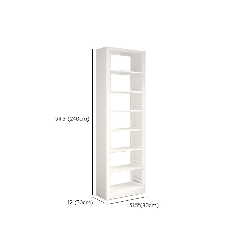 Modern Open Back Bookshelf Vertical Metal Bookcase with Shelves Clearhalo 'Bookcases' 'furn' 'furn_bookcases' 'Furniture' 'Office Furniture' 1200x1200_a2c22bbe-d9ce-4bff-8e5a-6c51dc6013ee